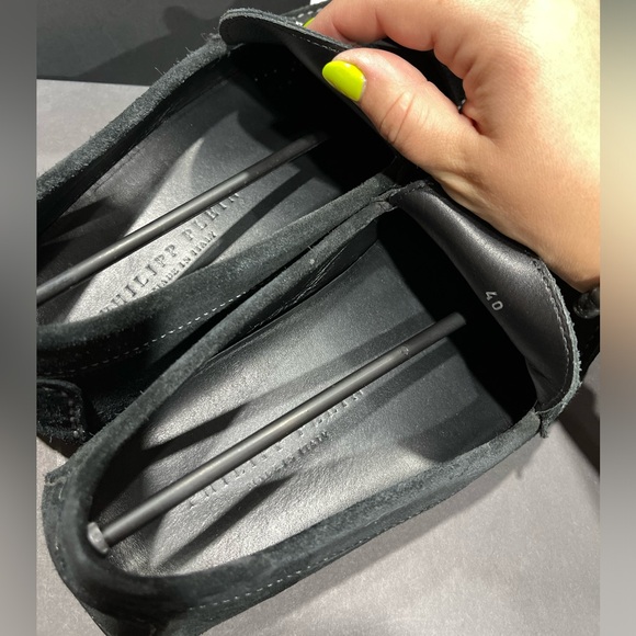 Philipp Plein men’s suede moccasin shoes - Picture 3 of 5